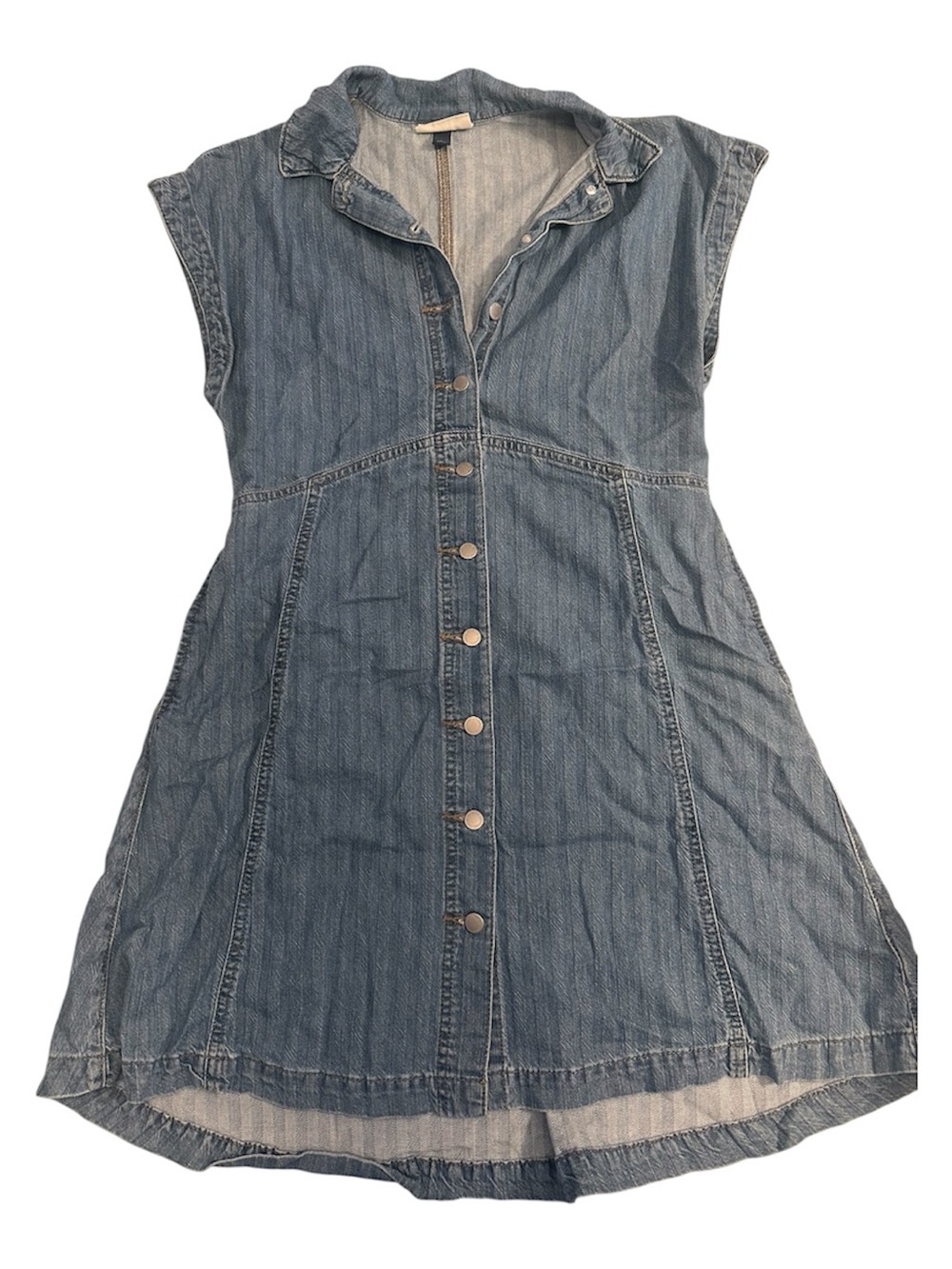 Universal Thread Light Blue Herringbone Dress